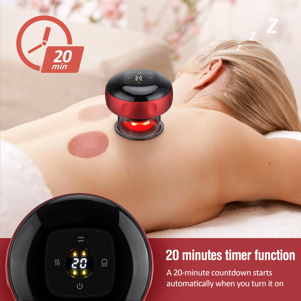 Electric Vacuum Cupping Massager – Slimming, Circulation & Pain Relief